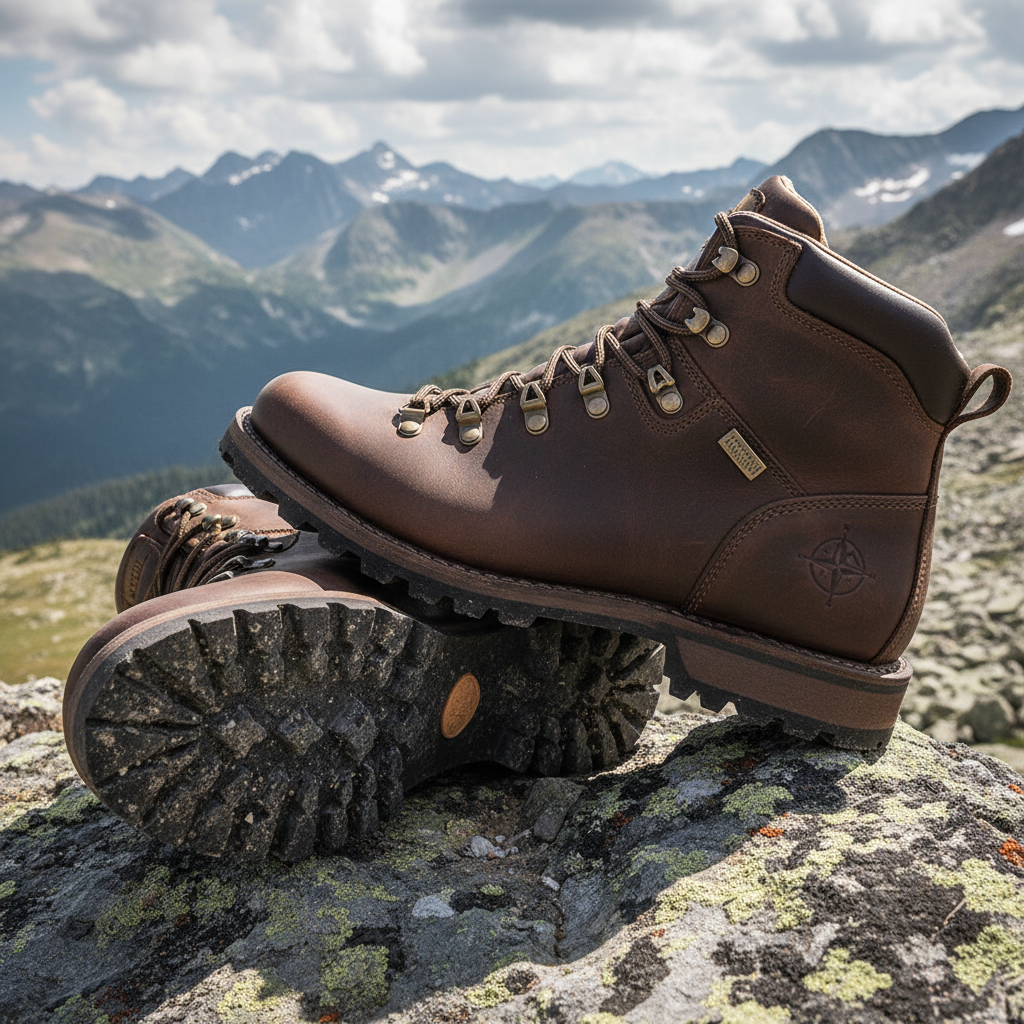SWAGOLIFIC Ridgeline Leather Hiking Boot